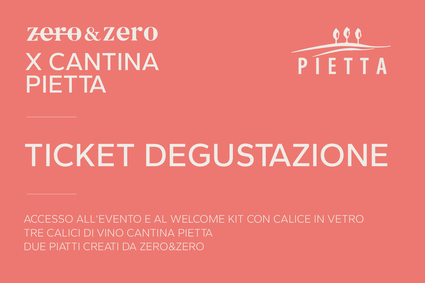 TICKET DEGUSTAZIONE